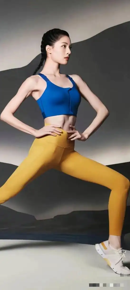 钟楚曦紧身运动服,展现修长美腿,傲人身材#明星生图大赏