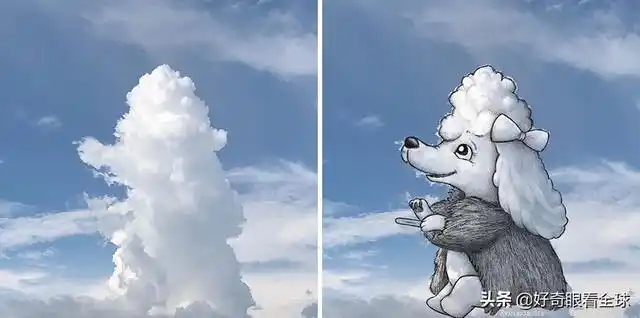 白云像什么?80张图启发你的想象力
