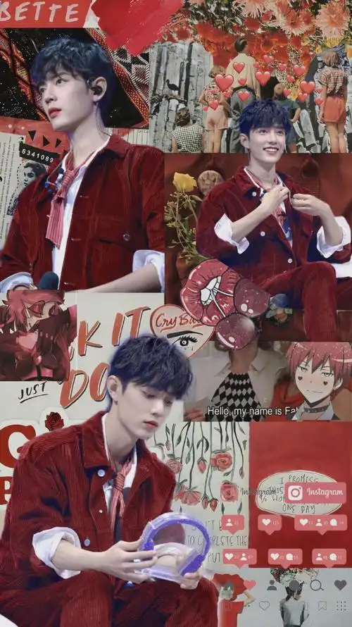 肖战自制拼贴壁纸/禁二改二传