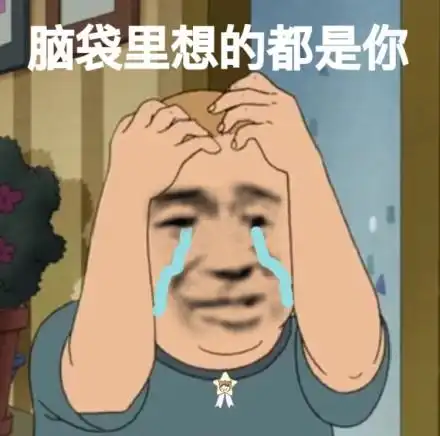 脑袋里想的都是你 - 今日份沙雕表情包_斗图表情