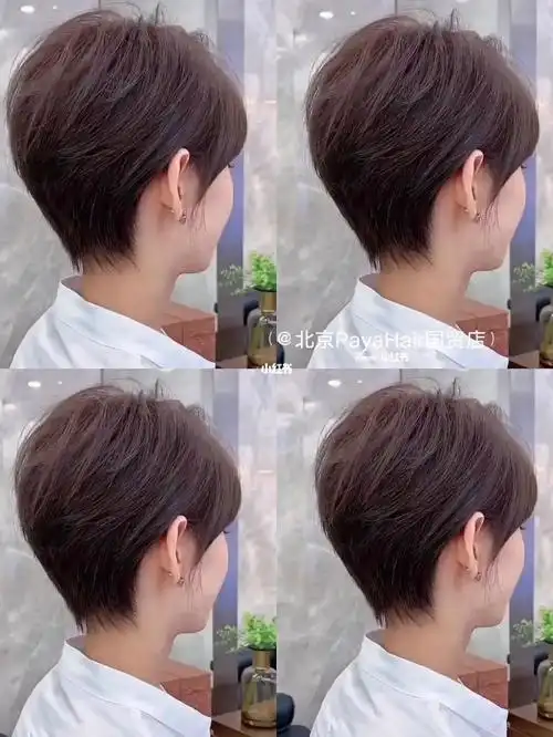 女生超短发分享|气质高级小~女生挂耳短发