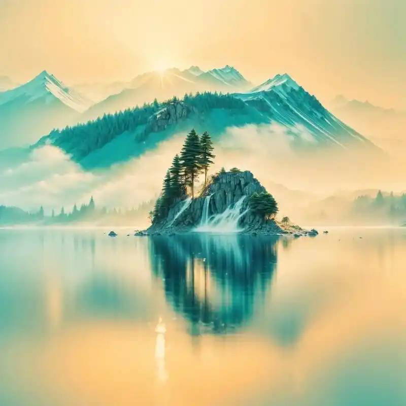 百家姓山水画.#山水风景画 #唯美意境 #姓氏头像 #姓氏头 - 抖音