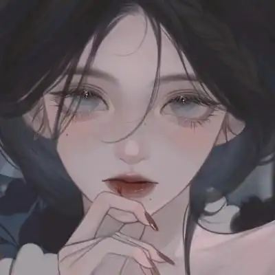 高级头像ins质感女动漫图片