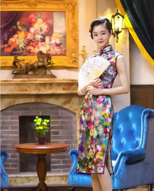 孙怡旗袍造型美出圈跟着这些旗袍美人选款式通勤约会无压力