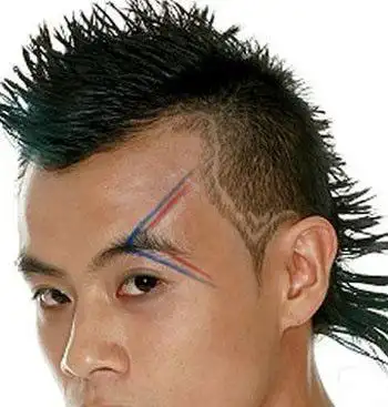 刀疤头怎么弄男生另类刀疤头发型设计图片