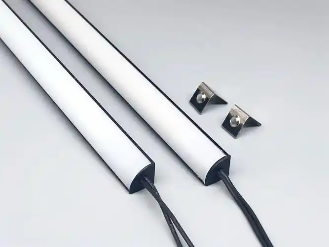 线性灯 led硬灯条220v黑壳线条灯超亮v型直角橱柜货架装饰长条灯带