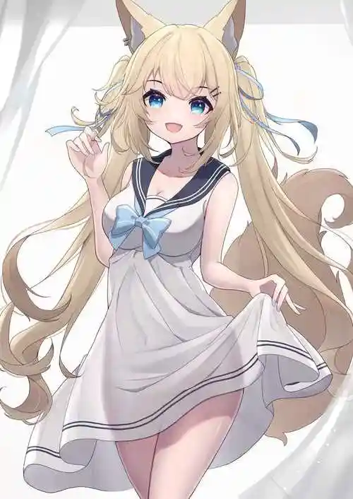 水手服连衣裙美少女pixiv插画图片