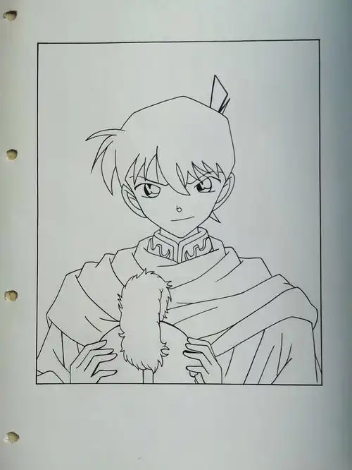 名侦探柯南78工藤新一手绘78