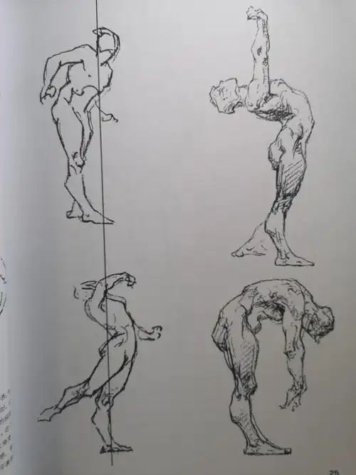 人体速写动作素材