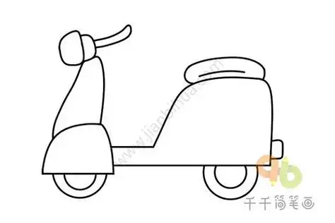 摩托车简笔画摩托车简笔画幼儿