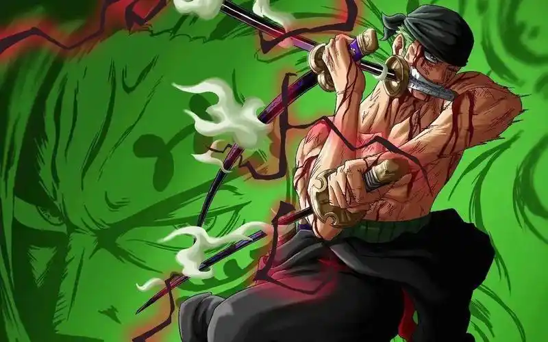 海贼王:索隆施展霸王色霸气的六大名场面,地狱之王,最强剑士!