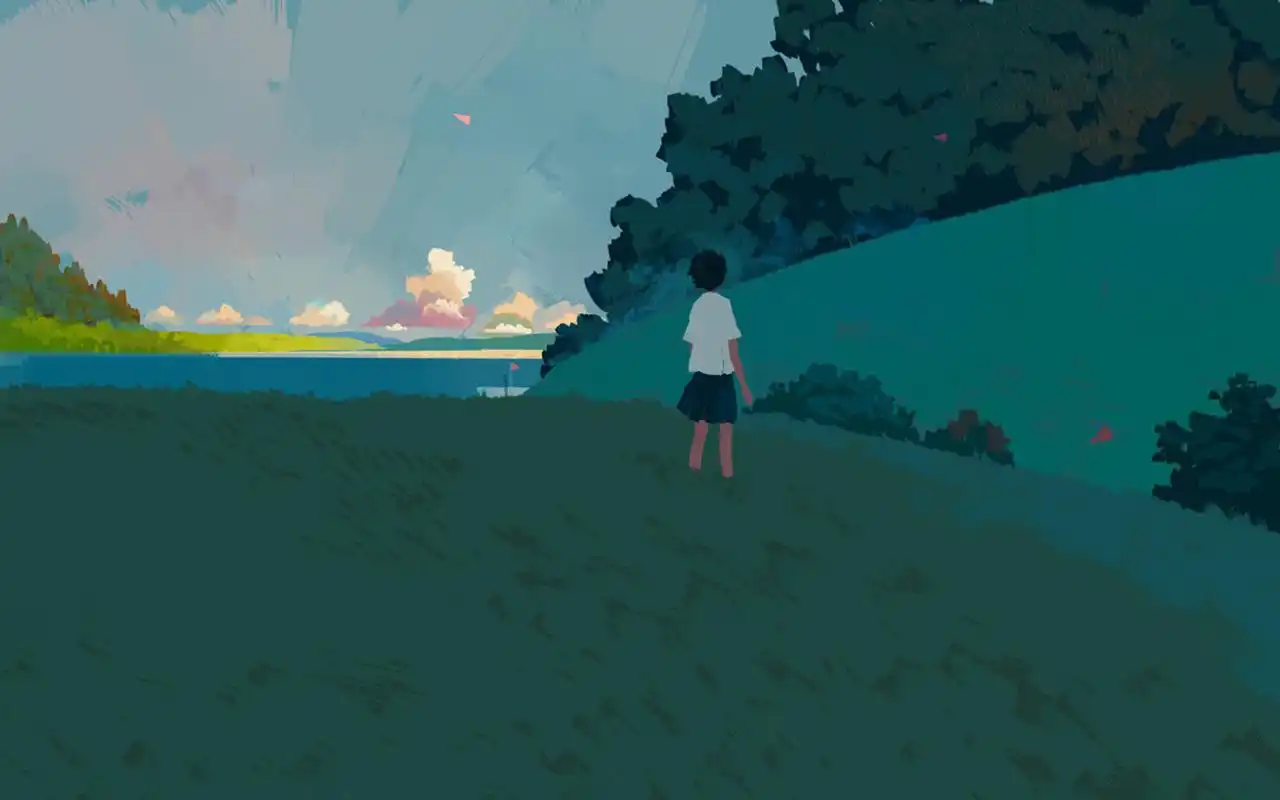 温暖治愈系手绘高清桌面壁纸