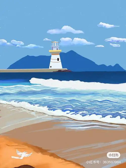 第一张原创平板练习|插画|艺术插画|小岛鸽手 - 原创作品 - 站酷