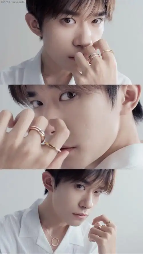 易烊千玺蒂芙尼全球品牌代言人##四字 易烊千玺 yyqx 四字弟弟