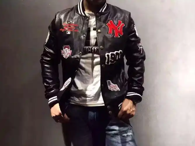 mlb美国棒球服,新款水洗皮衣,专柜厂家*出入专柜无压力