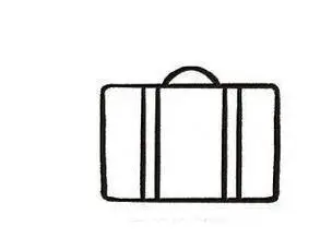 内容有幼儿园物品简笔画教案《皮箱》长方形的东西简笔画图片素材库