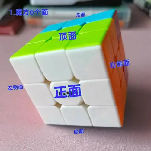 三阶魔方还原八步关键词及位置解释一
