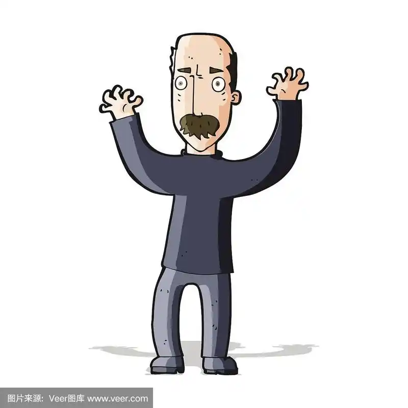 卡通愤怒的爸爸