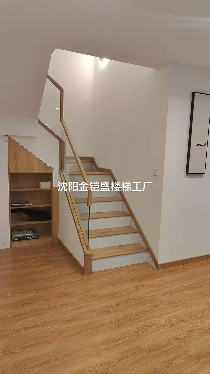 沈阳楼梯工厂.#别墅楼梯扶手设计 #支持定制各种款式及尺寸  - 抖音