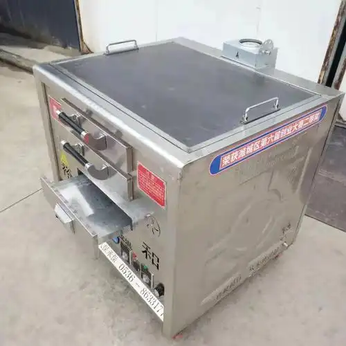 9088a电气两用款带有漏气切断电气两用三孔油酥烧饼炉出售