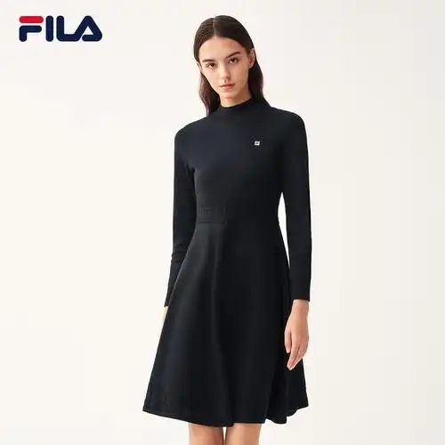 fila x mihara 斐乐女士连衣裙2021春季新款运动连衣裙休闲卫衣裙