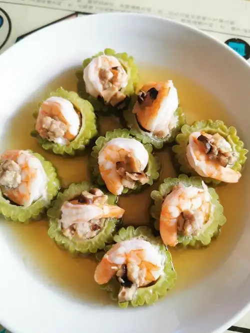 苦瓜酿虾仁——苦瓜终于能入口了