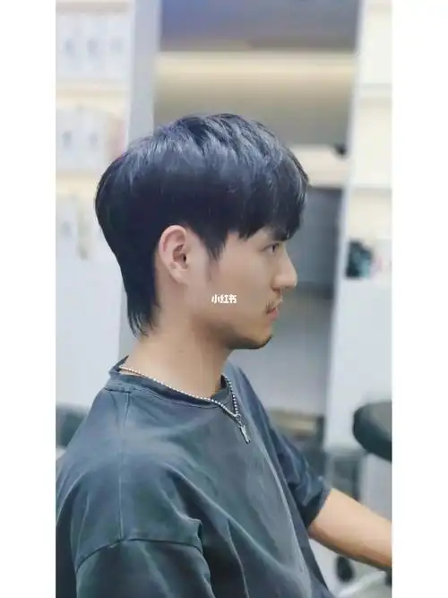 男士夏季发型个性发型狼尾鲻鱼头碎盖#福州男生染发  #福州男生烫发