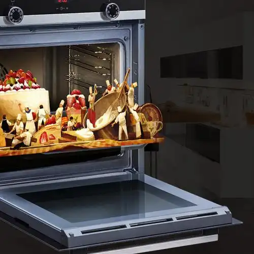 西门子 hb534abr0w 家用嵌入式电烤箱自清洁多功能烤箱