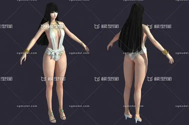 次世代 卡通 比基尼美少女 泳装女生 沙滩泳装 性感女孩 女生 女神 二