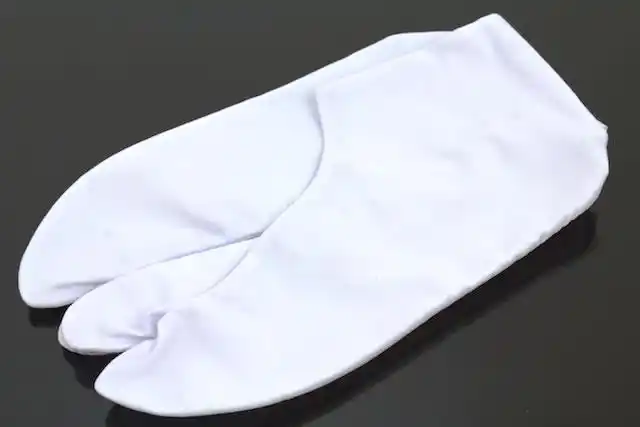 经典4-紧扣白色布袜袜