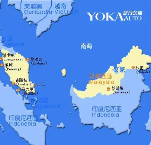 马来西亚地图