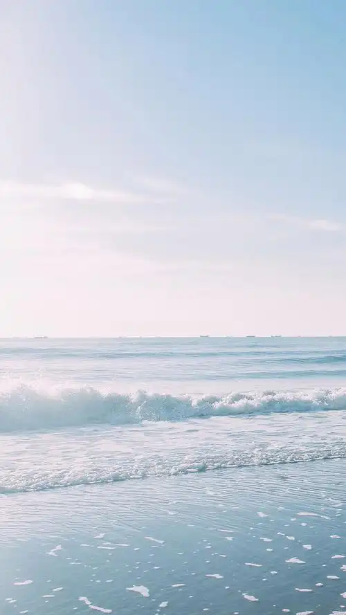 海边沙滩风景手机壁纸图片