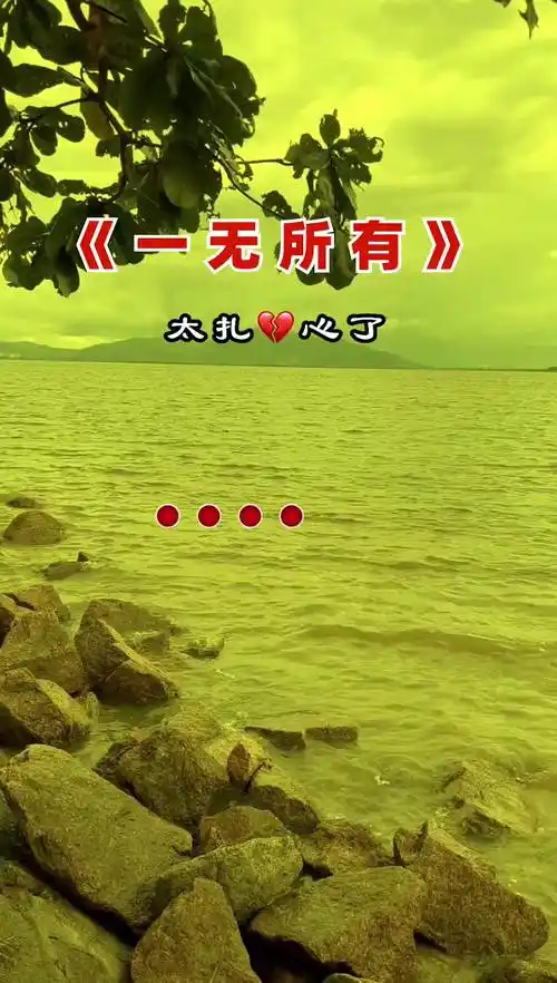 痛吗痛也要忍着累吗累也要扛着一无所有伤感音乐扎心