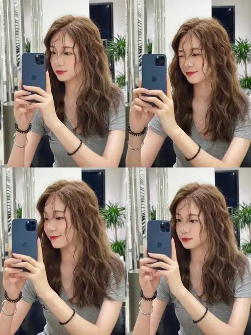 头发扁塌服帖等困扰的小姐姐一定要收藏这款发型,这款法式烫蛋卷