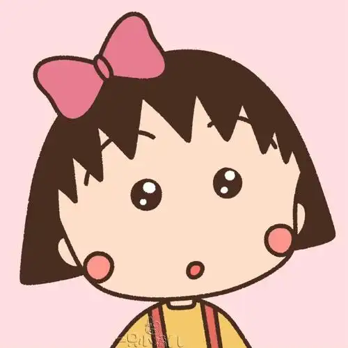 可爱手绘樱桃小丸子画师一只小橘儿 - 堆糖,美图壁纸兴趣社区