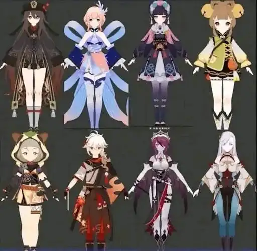 0版本,四星草弓;③dehya→上线时间未知,成女火大剑;④海姆森al