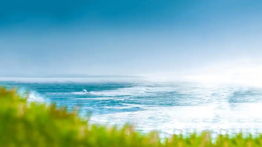 蓝色大海清新唯美自然风光壁纸