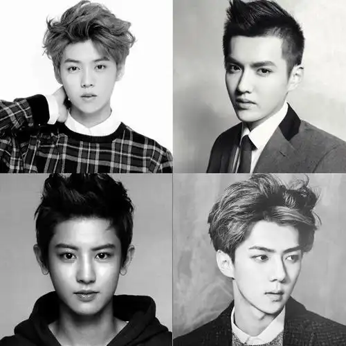 四大门面##鹿晗##吴亦凡##朴灿烈#.