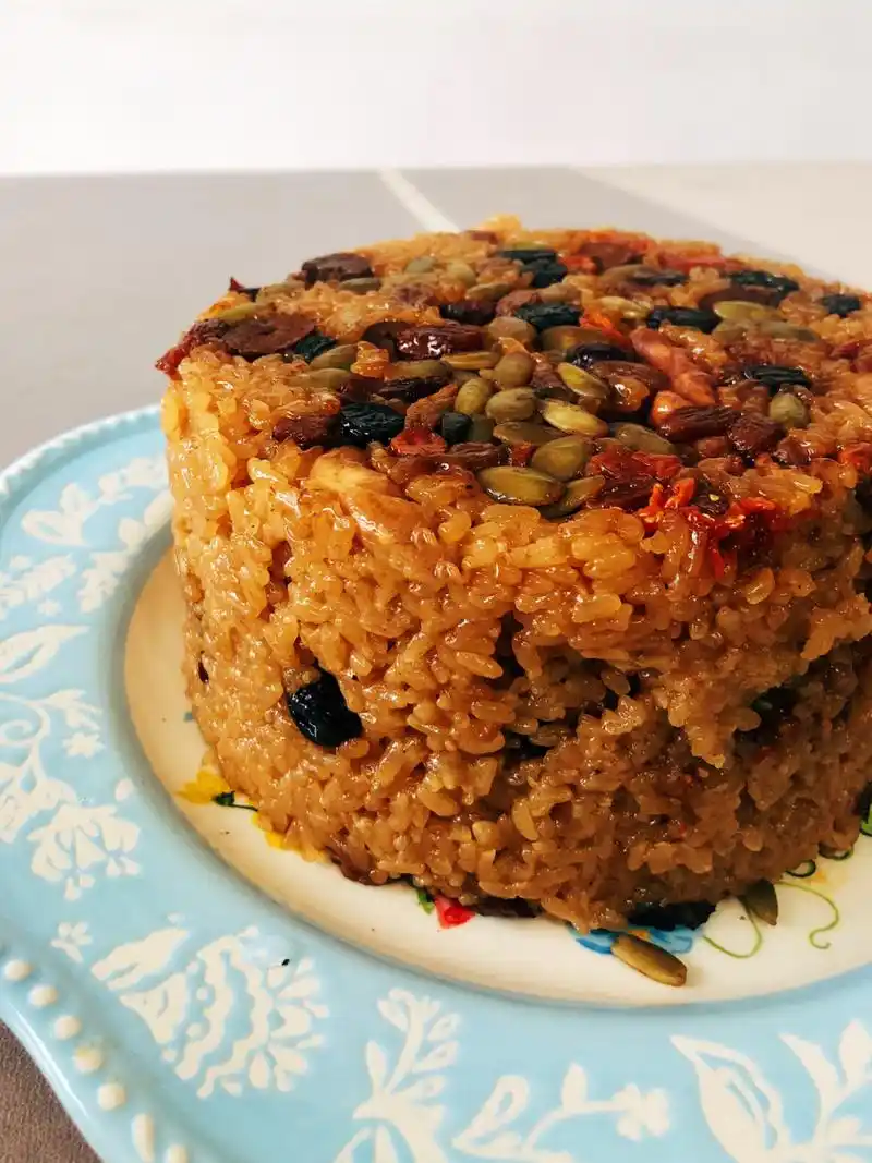 四川九大碗之酒米饭坚果糯米饭!无添加猪油 年夜饭必备菜品,简单易做,