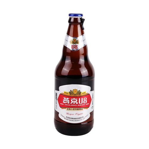 u8燕京啤酒500ml/瓶酒花新鲜大米品质金牌原装