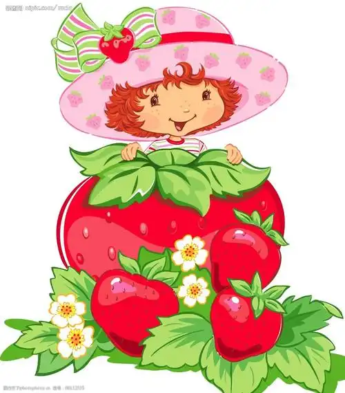 关键词:矢量草莓女孩 矢量人物 儿童幼儿 矢量图库   eps