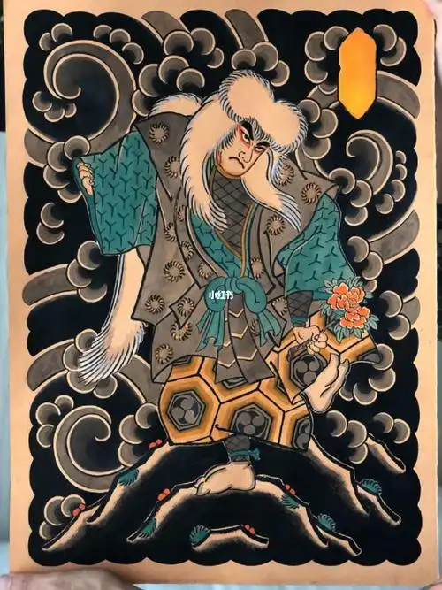 日式老传统纹身手稿分享