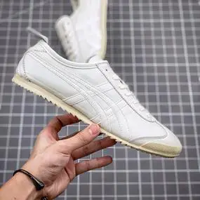 正品tiger鬼冢虎男女夏季透气新款小白鞋老虎鞋经典真皮休闲板鞋