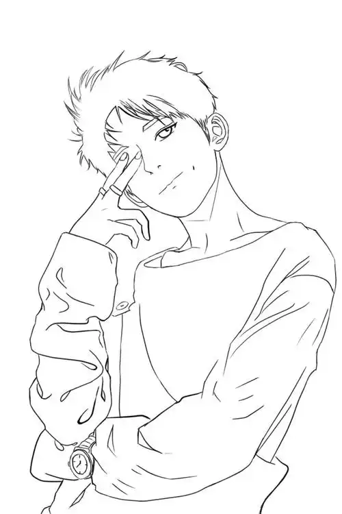 易烊千玺简笔画--简笔画大全