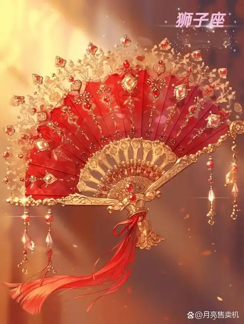 十二星座专属彩色公主扇子,公主请对号入座