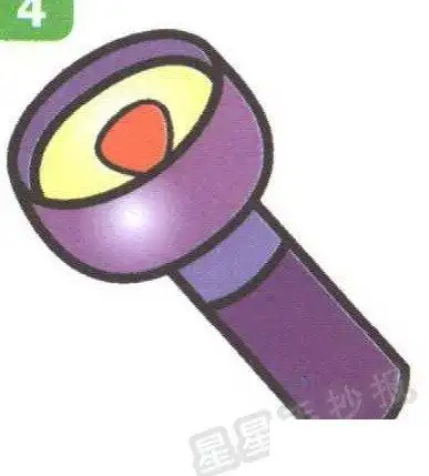 手电筒简笔画怎么画-儿童简笔画大全