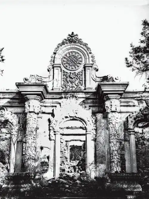 1873年圆明园的老照片:已被焚13年,到处是废墟