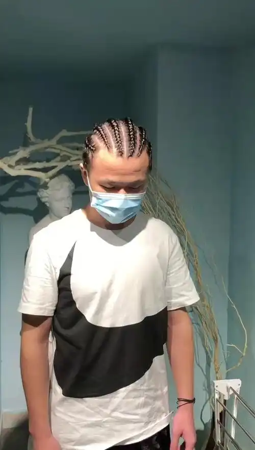 广州脏辫男生地沟垄设计发型