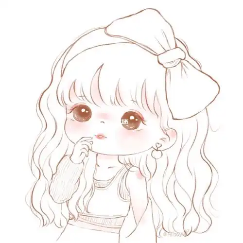 挑战q版头像线稿5100