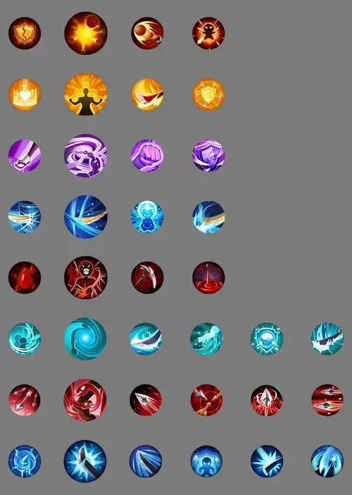 技能图标|ui|图标|小晓可乐 - 原创作品 - 站酷 (zcool)